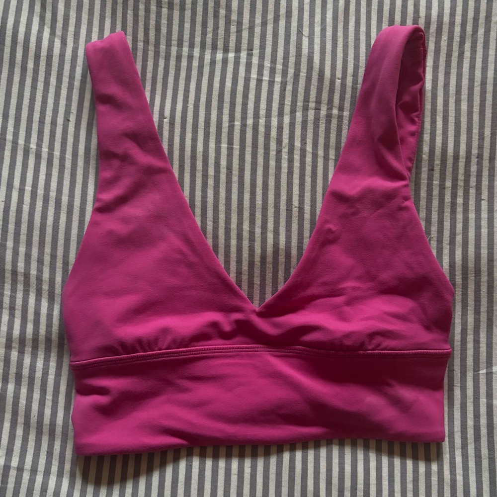 Lululemon Athletica Pink Crop Top
